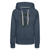 Thumbnail for Women's Power Words Capricorn Premium Hoodie - heather denim