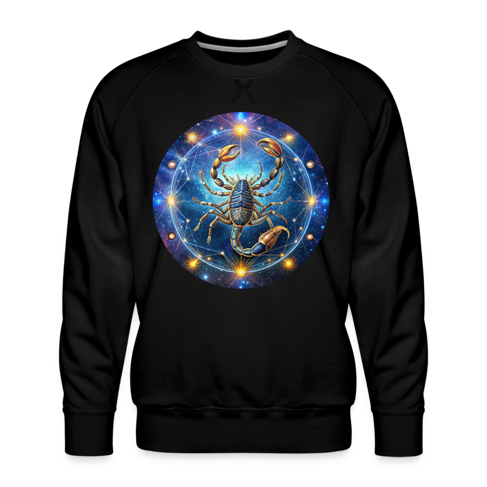 Men’s Symbol Scorpio Premium Sweatshirt - black