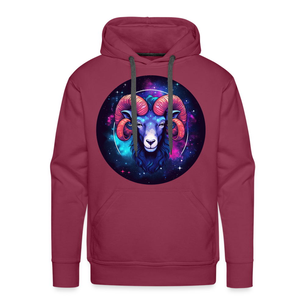 Men’s Magic Aries Premium Hoodie - burgundy