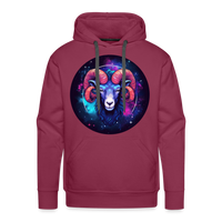 Thumbnail for Men’s Magic Aries Premium Hoodie - burgundy