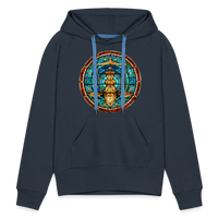 Thumbnail for Women’s Mosaic Libra Premium Hoodie - navy