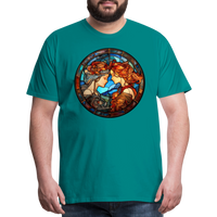 Thumbnail for Men's Mosaic Gemini Premium T-Shirt - teal