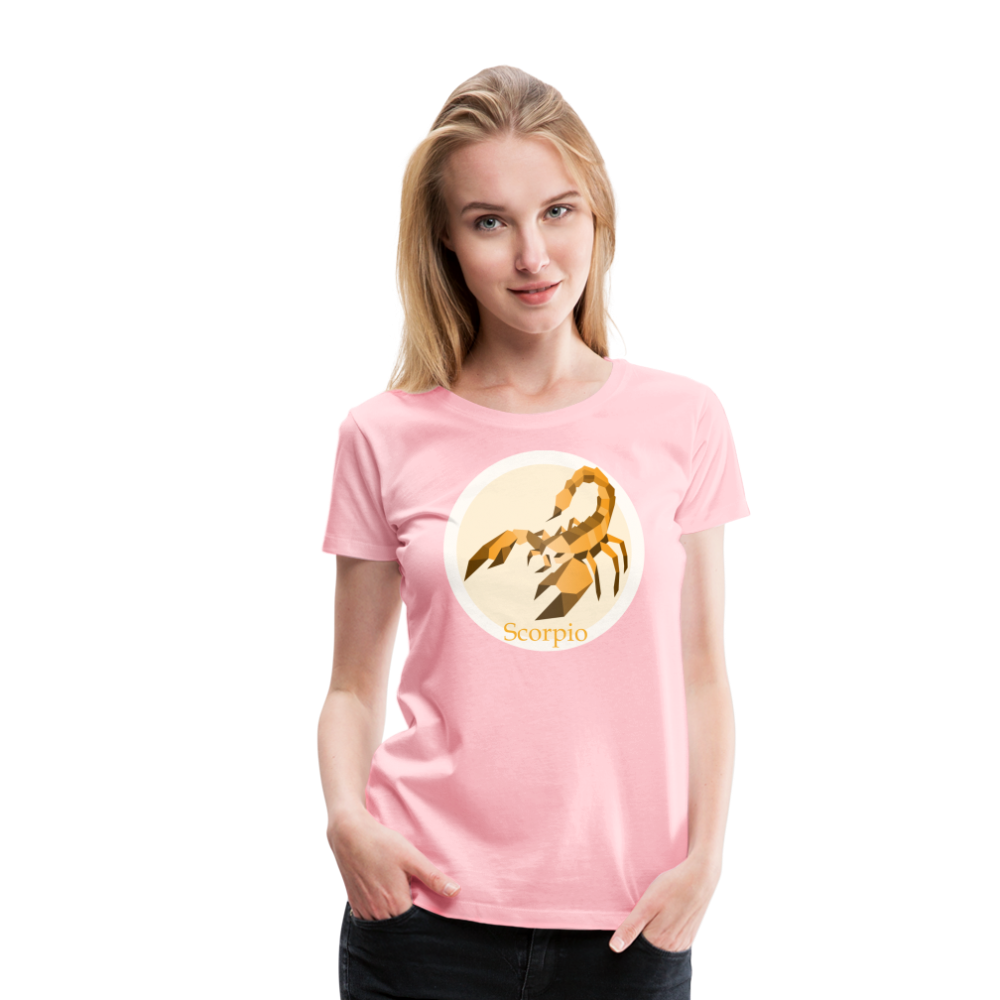 Women’s Mosaic Scorpio Premium T-Shirt - pink