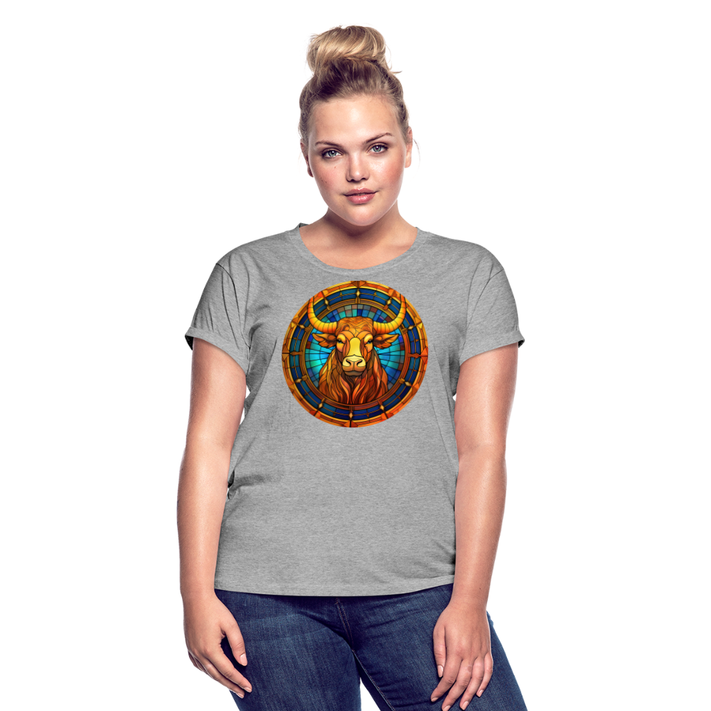 Women's Mosaic Taurus Relaxed Fit T-Shirt - heather gray