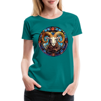 Thumbnail for Women’s Mosaic Aries Premium T-Shirt - teal