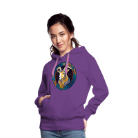 Thumbnail for Women’s Mythical Capricorn Premium Hoodie - purple 