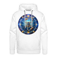 Thumbnail for Men’s Symbol Scorpio Premium Hoodie - white