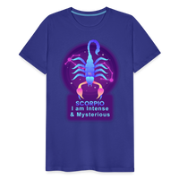 Thumbnail for Men's Neon Scorpio Premium T-Shirt - royal blue