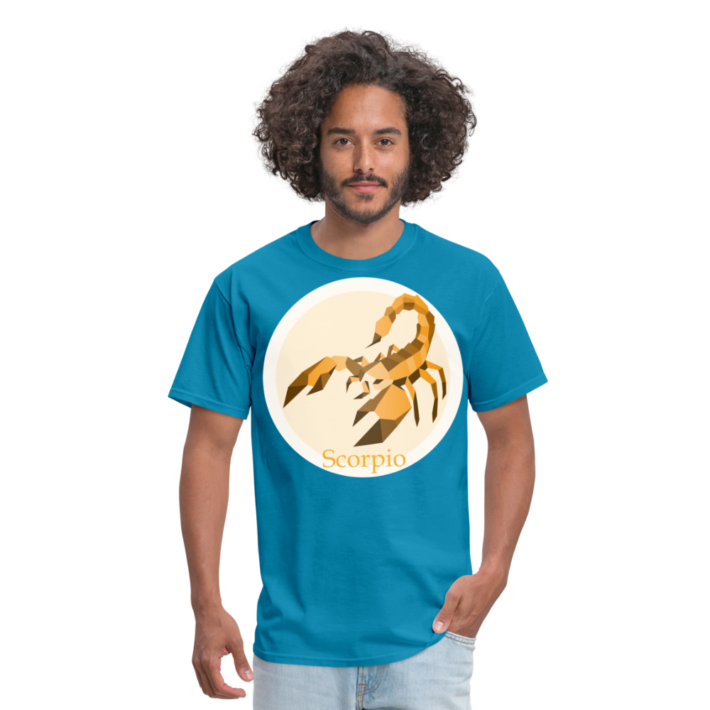 Men's Mosaic Scorpio Classic T-Shirt - turquoise