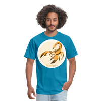 Thumbnail for Men's Mosaic Scorpio Classic T-Shirt - turquoise