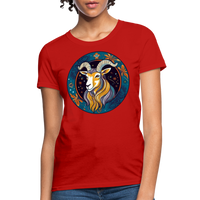 Thumbnail for Women's Mythical Capricorn T-Shirt - red