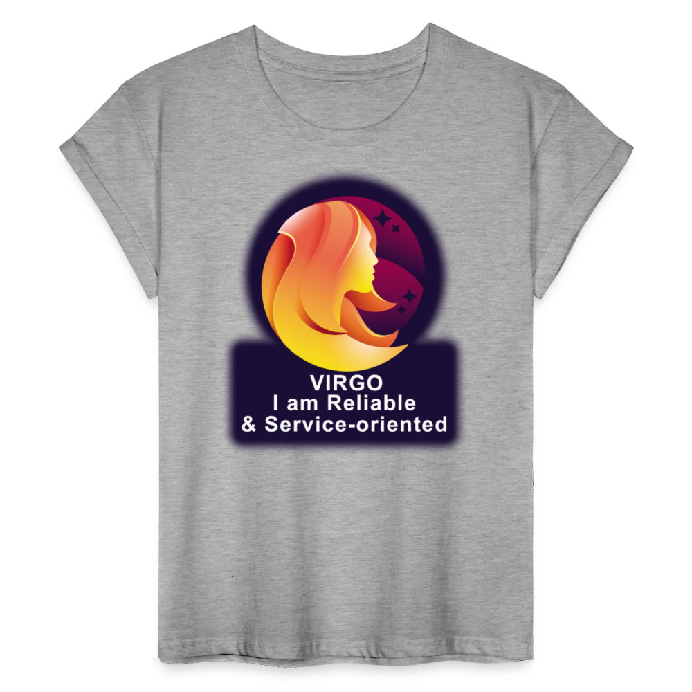 Women's Glow Virgo Relaxed Fit T-Shirt - heather gray