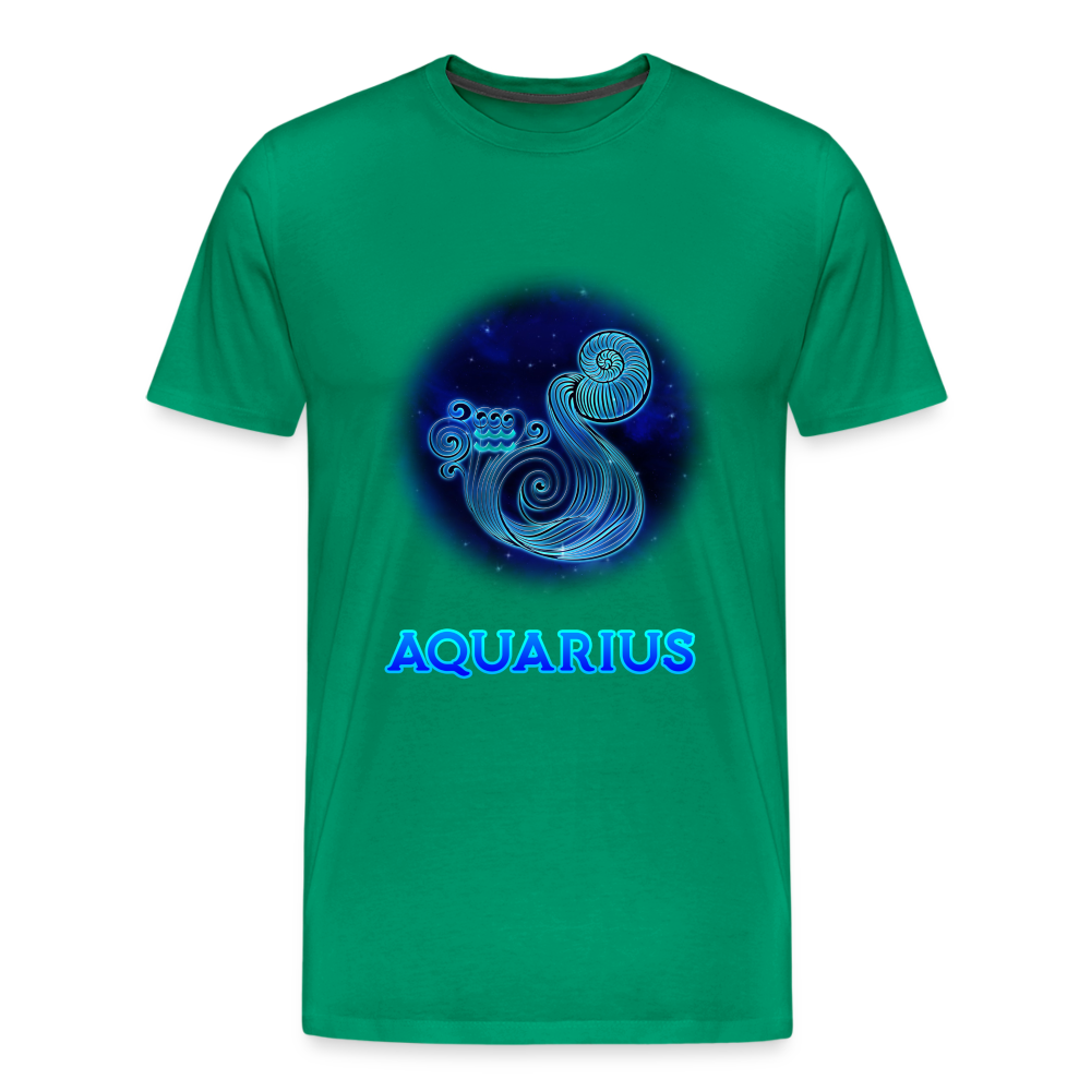 Men's Aquarius Premium T-Shirt - kelly green