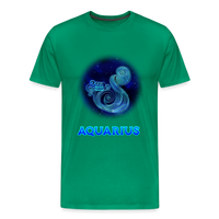 Thumbnail for Men's Aquarius Premium T-Shirt - kelly green