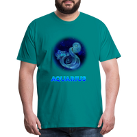 Thumbnail for Men's Aquarius Premium T-Shirt - teal