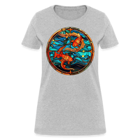 Thumbnail for Women's Mosaic Pisces T-Shirt - heather gray