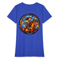 Thumbnail for Women's Mosaic Sagittarius T-Shirt - royal blue