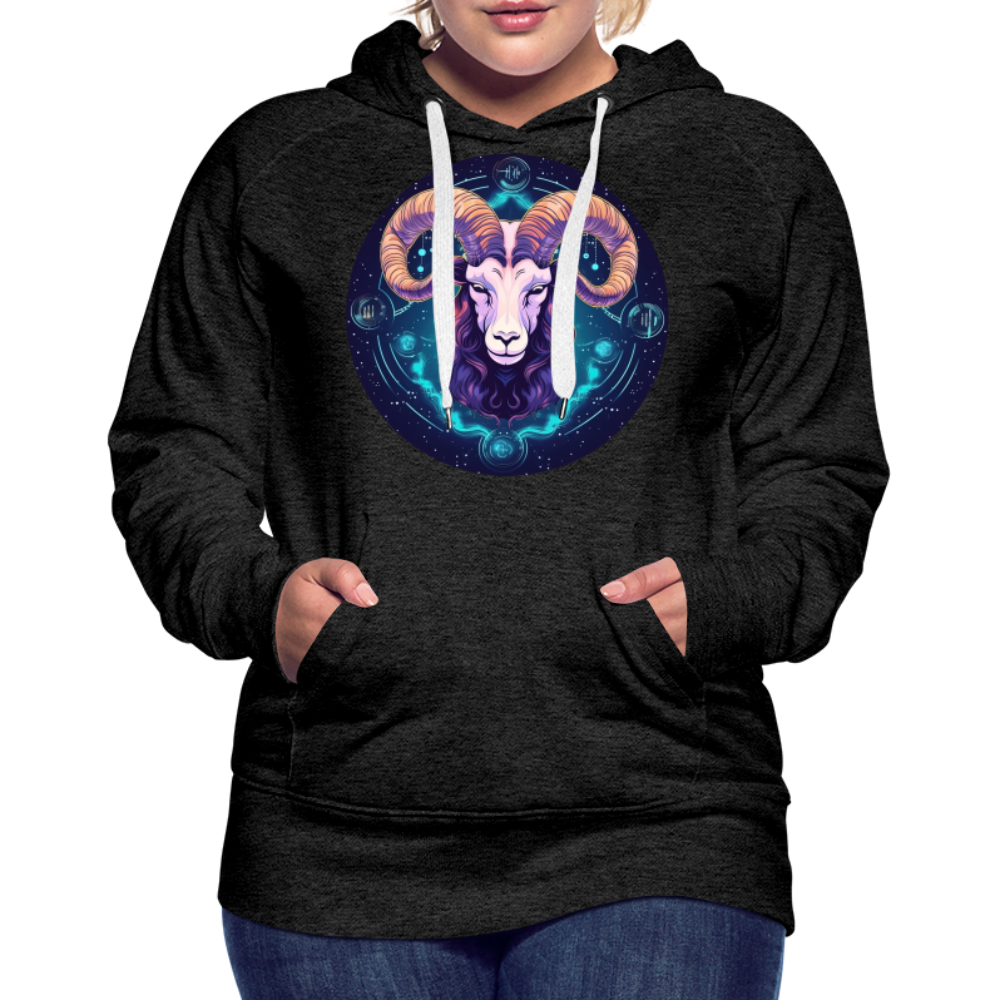 Women’s Magic Capricorn Premium Hoodie - charcoal grey