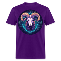 Thumbnail for Men's Mystic Aries Classic T-Shirt - purple