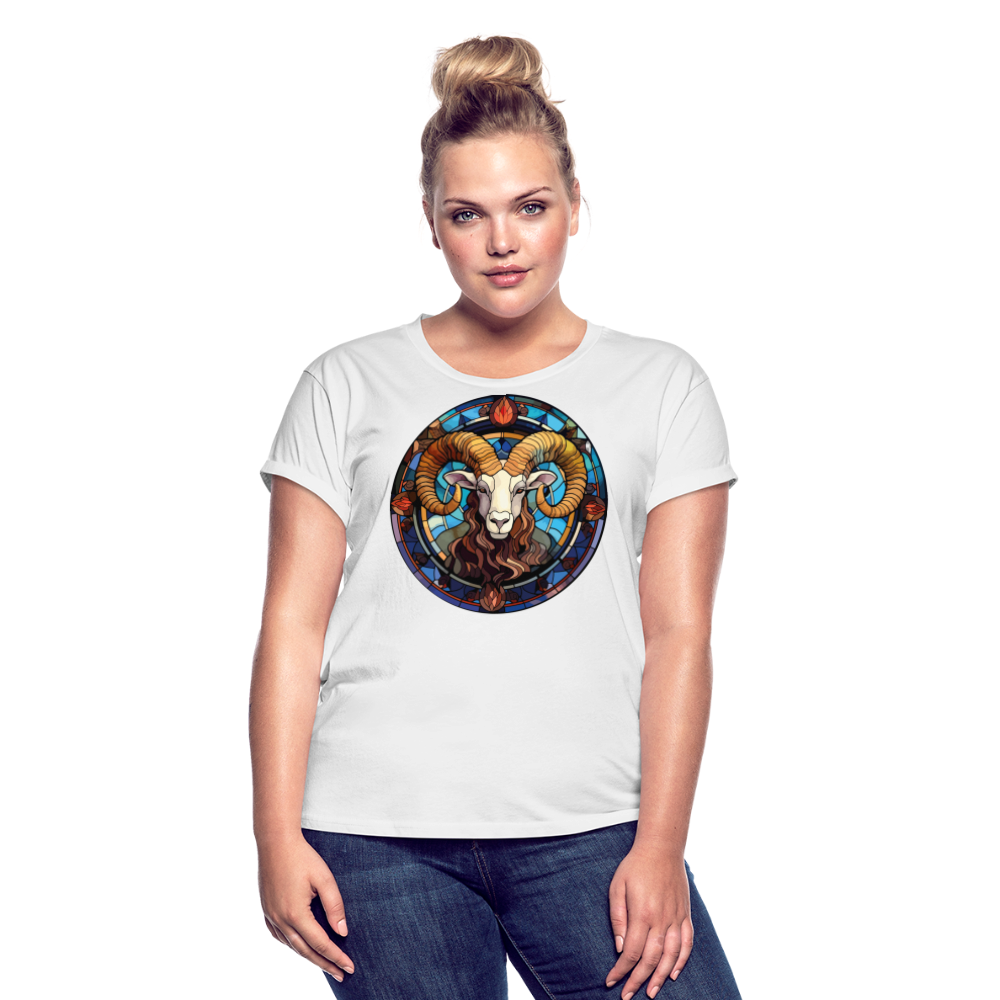 Women's Mosaic Aries Relaxed Fit T-Shirt - white