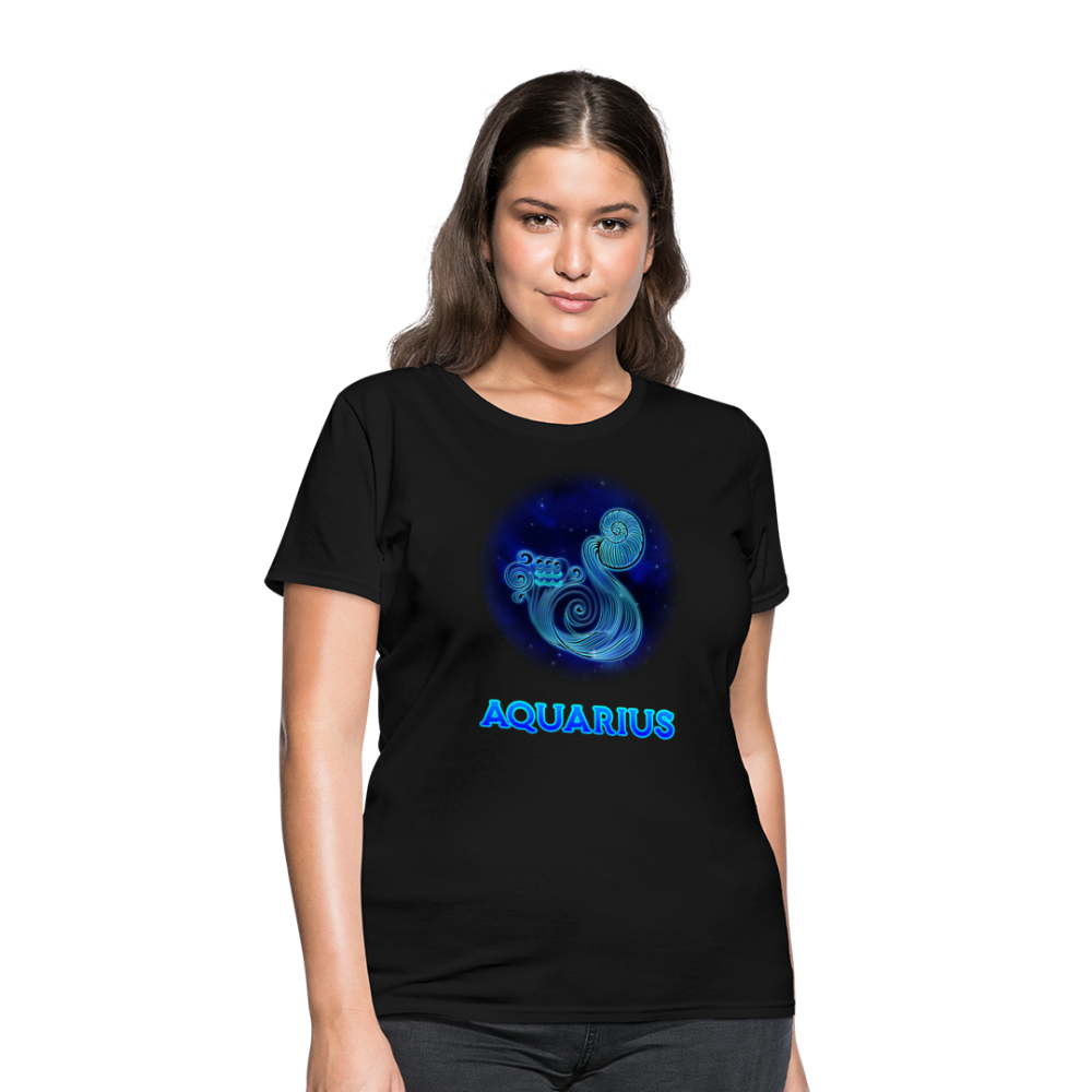 Women's Stellar Aquarius T-Shirt - black