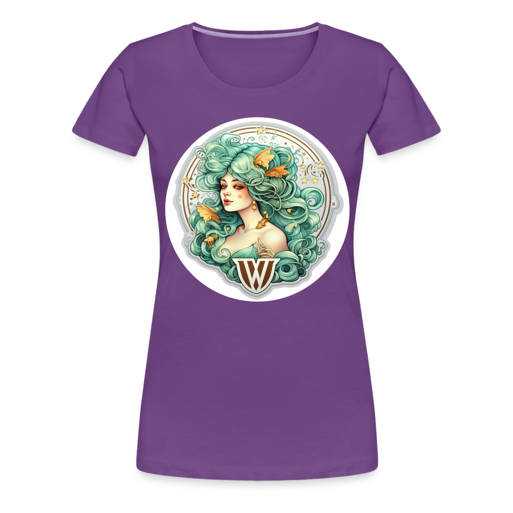 Women’s Symbol Virgo Premium T-Shirt - purple