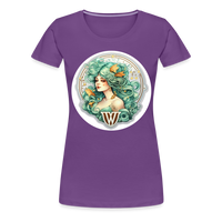 Thumbnail for Women’s Symbol Virgo Premium T-Shirt - purple