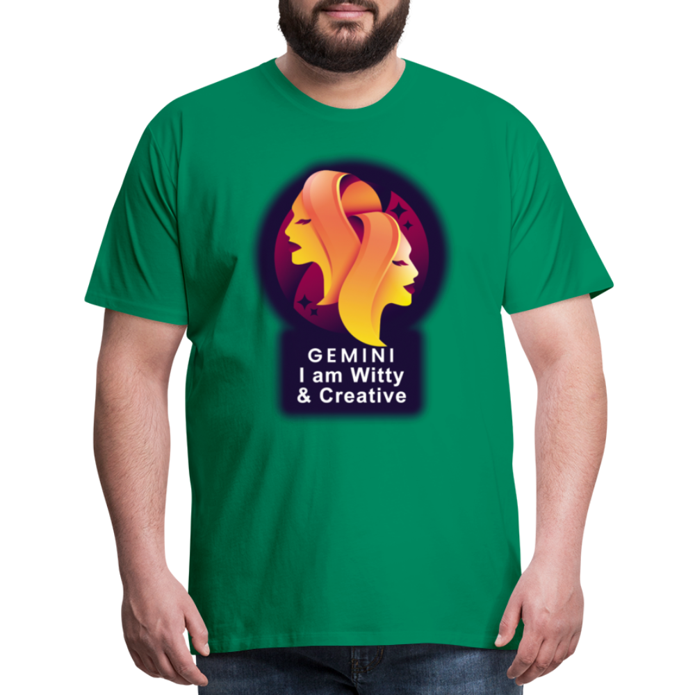 Men's Glow Gemini Premium T-Shirt - kelly green