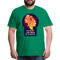 Thumbnail for Men's Glow Gemini Premium T-Shirt - kelly green