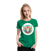 Thumbnail for Women’s Symbol Taurus Premium T-Shirt - kelly green