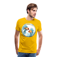 Thumbnail for Men's Mythical Pisces Premium T-Shirt - sun yellow