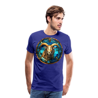 Thumbnail for Men's Mosaic Capricorn Premium T-Shirt - royal blue