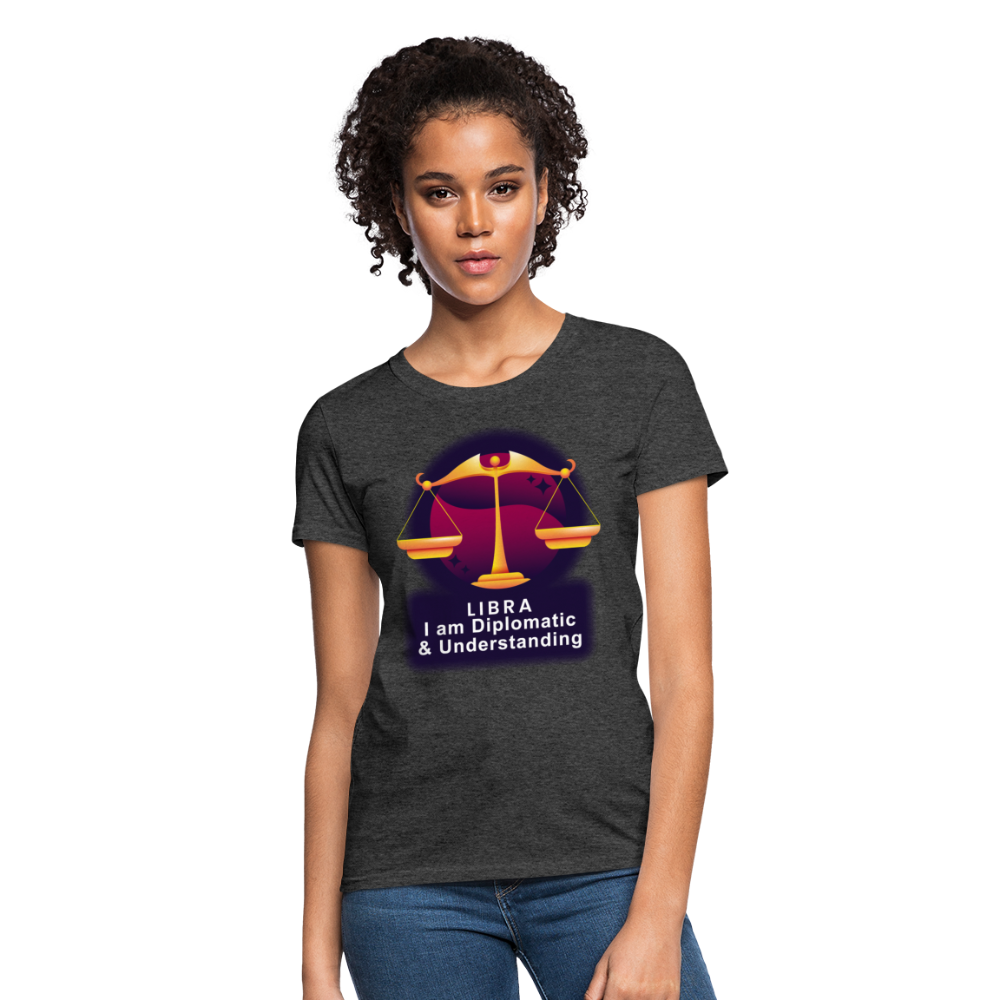 Women's Glow Libra T-Shirt - heather black