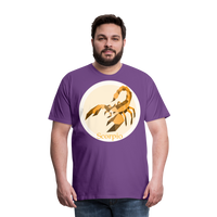 Thumbnail for Men's Mosaic Scorpio Premium T-Shirt - purple