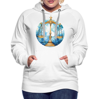 Thumbnail for Women’s Mythical Libra Premium Hoodie - white