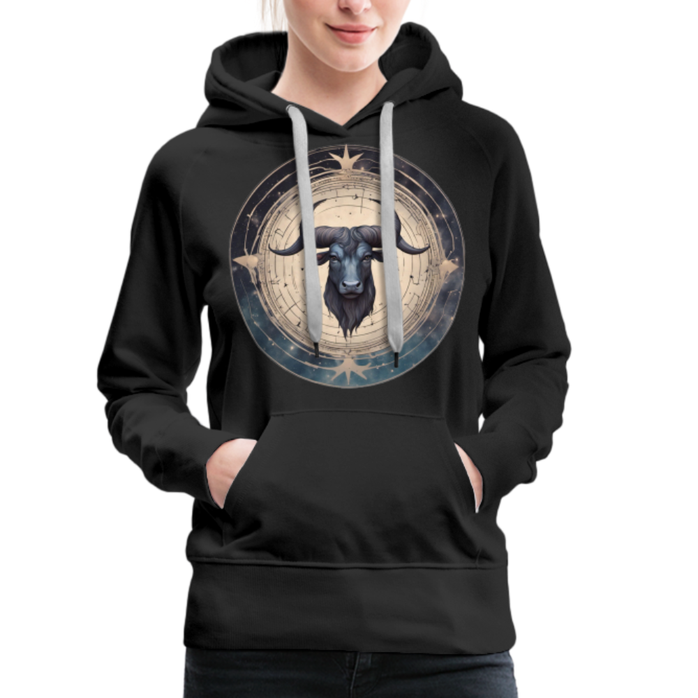 Women’s Mythical Taurus Premium Hoodie - black