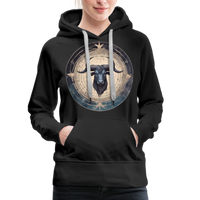 Thumbnail for Women’s Mythical Taurus Premium Hoodie - black