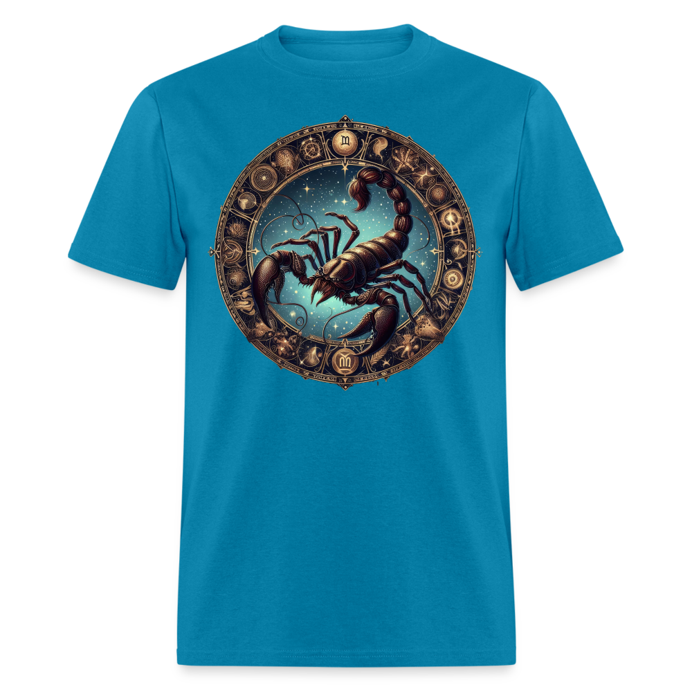 Men's Mythical Scorpio Classic T-Shirt - turquoise