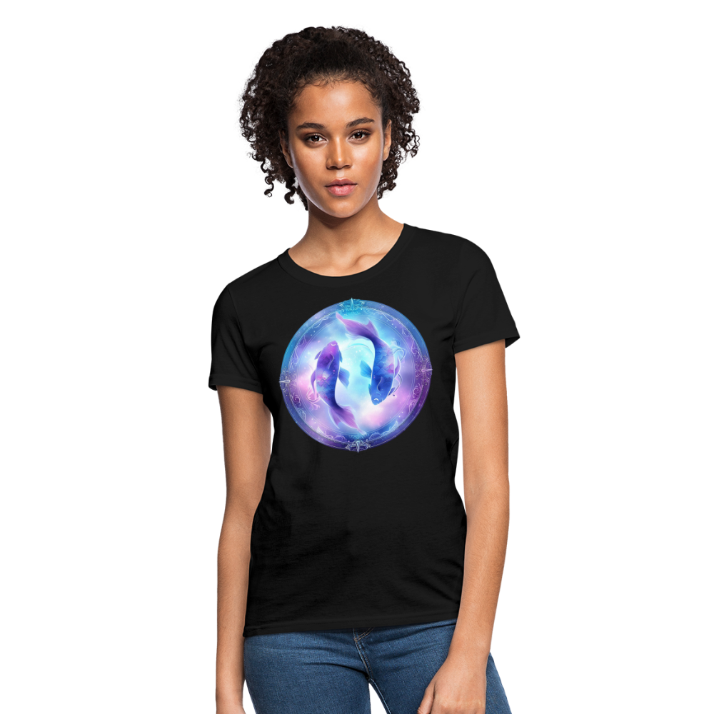 Women's Classic Pisces T-Shirt - black