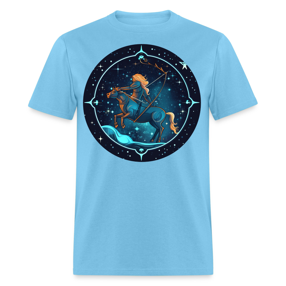 Men's Magic Sagittarius Classic T-Shirt - aquatic blue