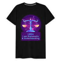 Thumbnail for Men's Neon Libra Premium T-Shirt - black