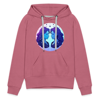 Thumbnail for Women’s Magic Gemini Premium Hoodie - mauve