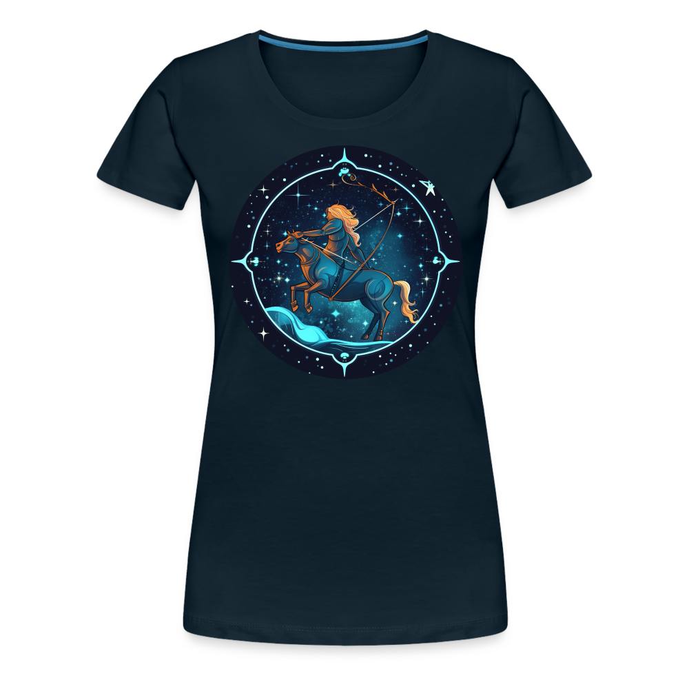 Women’s Magic Sagittarius Premium T-Shirt - deep navy