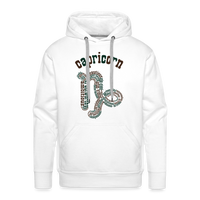 Thumbnail for Men's Power Words Capricorn Premium Hoodie - white