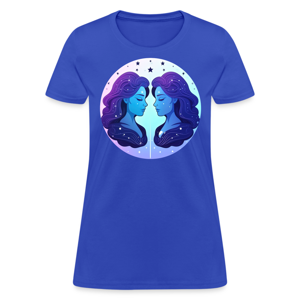 Women's Magic Gemini T-Shirt - royal blue