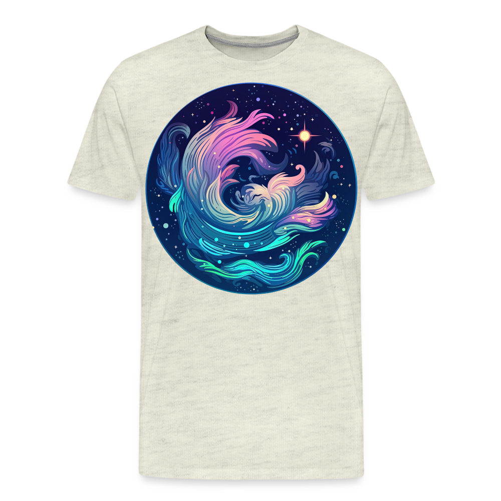 Men's Magic Aquarius Premium T-Shirt - heather oatmeal