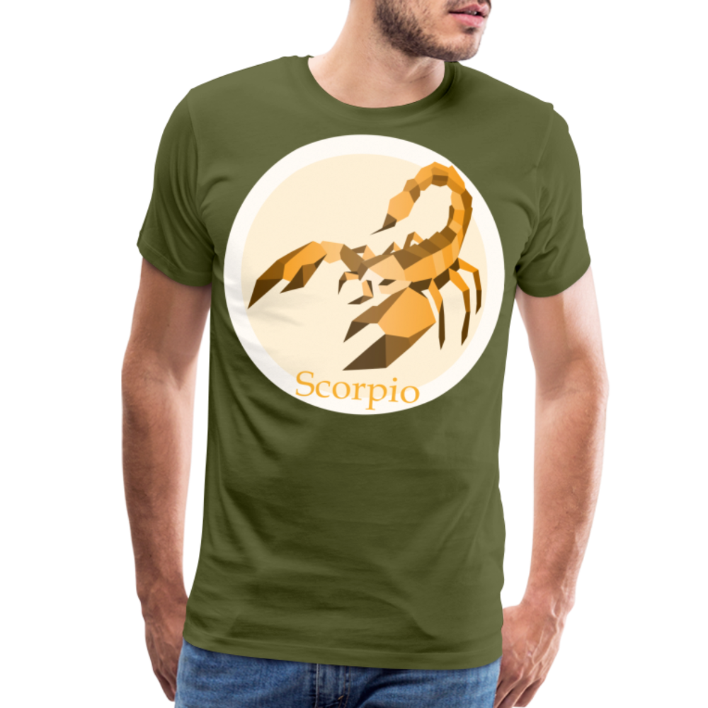 Men's Mosaic Scorpio Premium T-Shirt - olive green