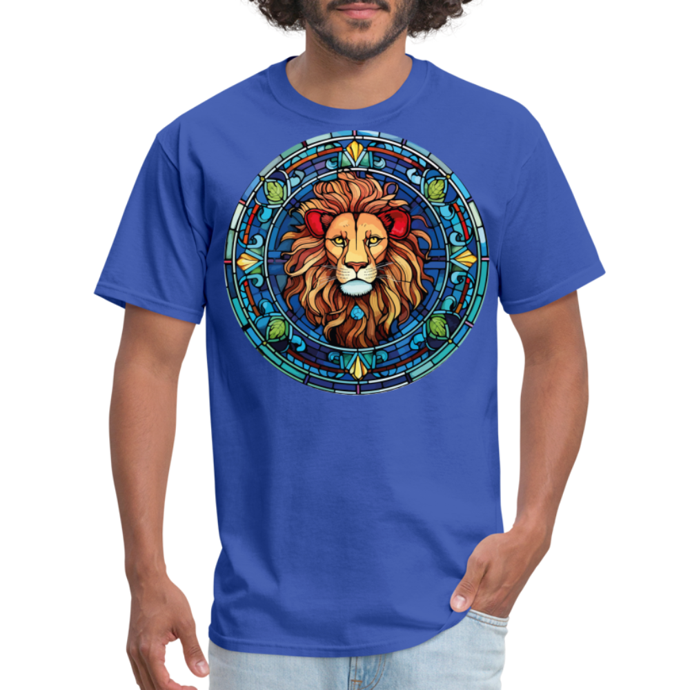 Men's Mosaic Leo Classic T-Shirt - royal blue