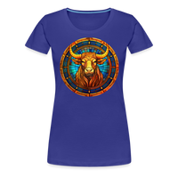 Thumbnail for Women’s Mosaic Taurus Premium T-Shirt - royal blue