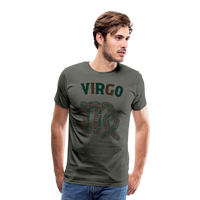 Thumbnail for Men's Power Words Virgo Premium T-Shirt - asphalt gray